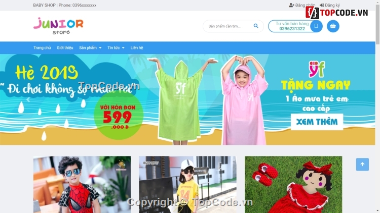 Website bán hàng,Web thời trang,quần áo,php&mysql,nienluan